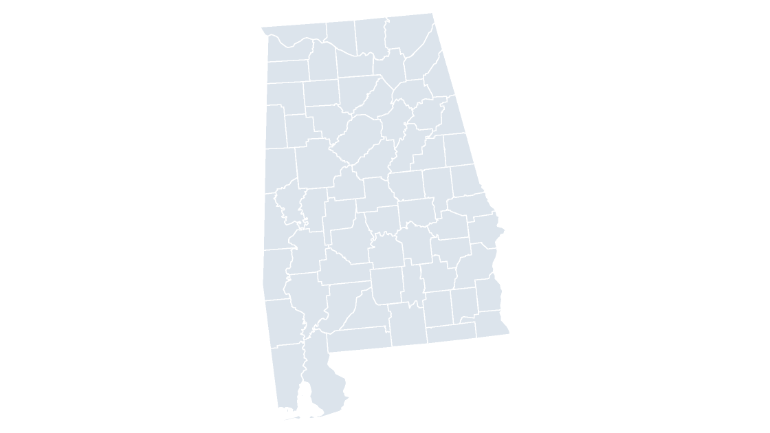 Alabama Counties map preview