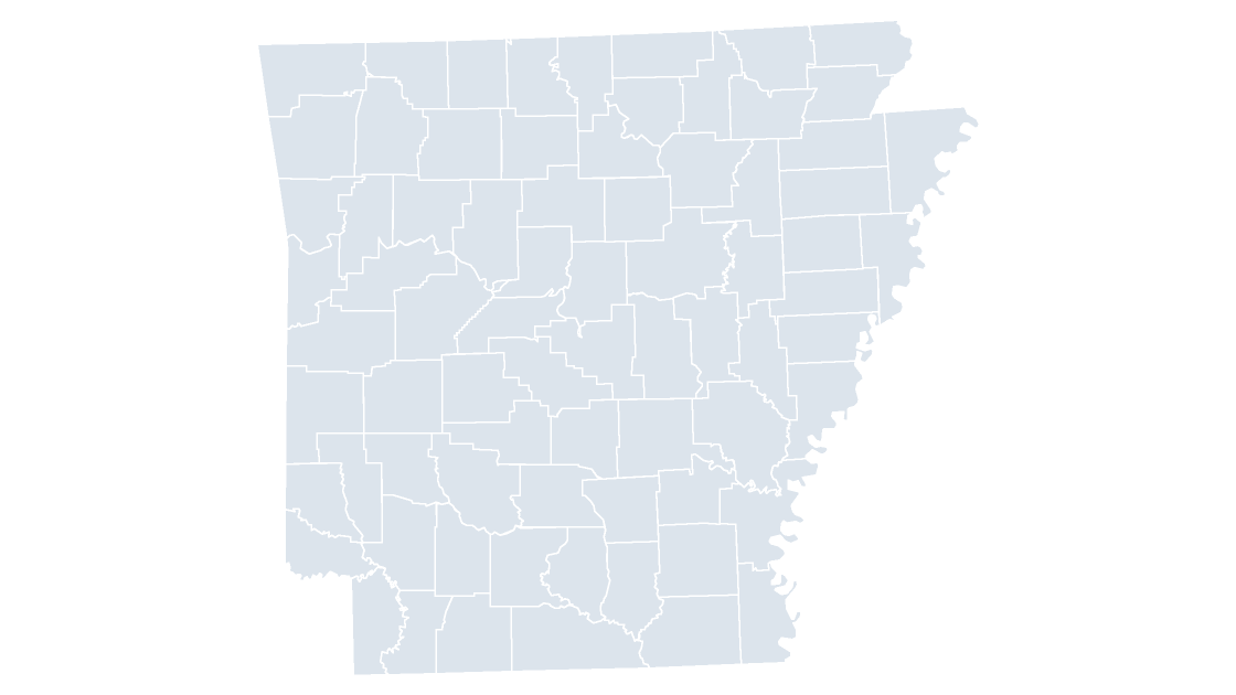Arkansas Counties map preview