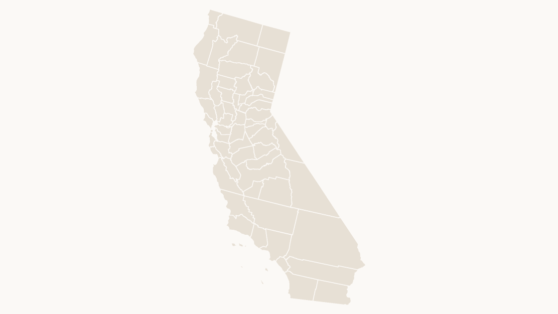 California Counties map preview in the editorial theme