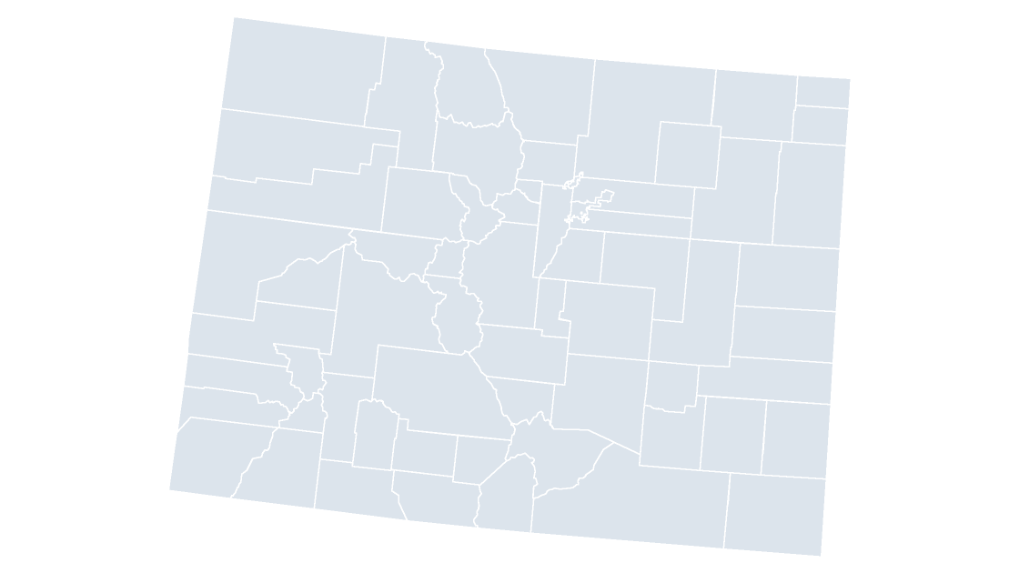 Colorado Counties map preview