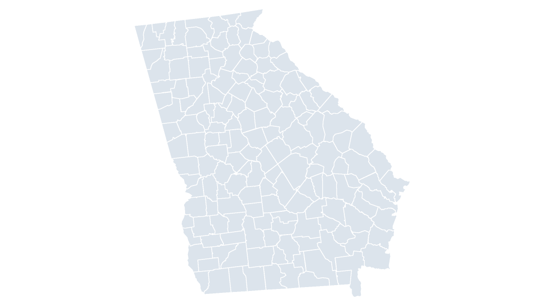 Georgia Counties map preview