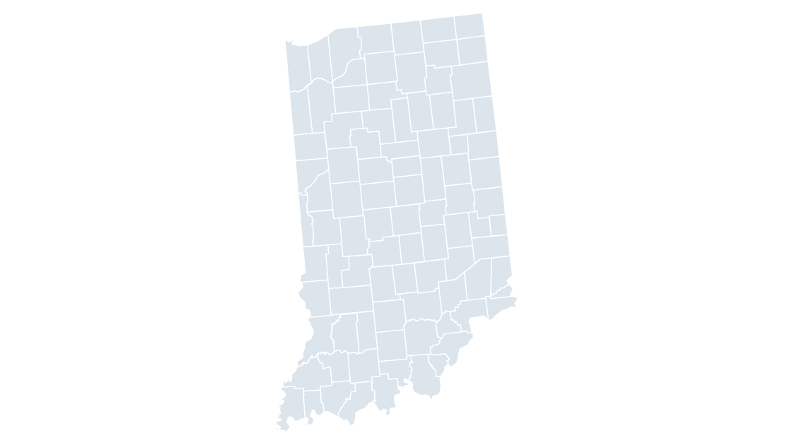 Indiana Counties map preview