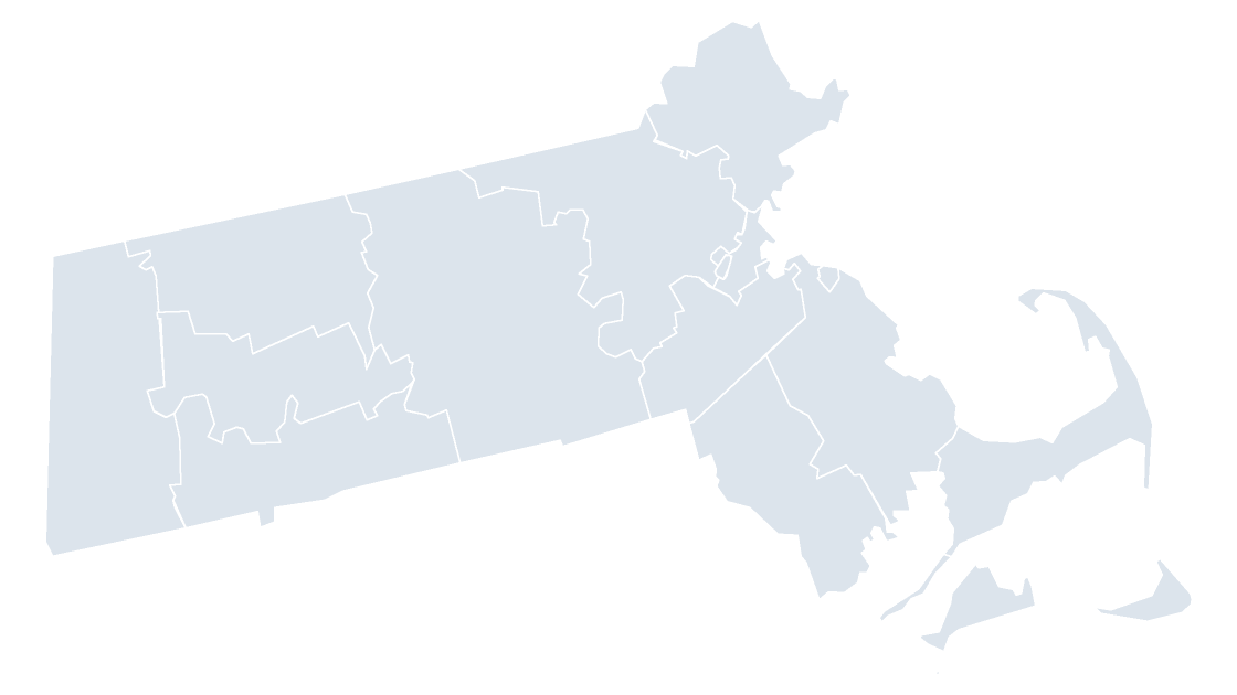Massachusetts Counties map preview