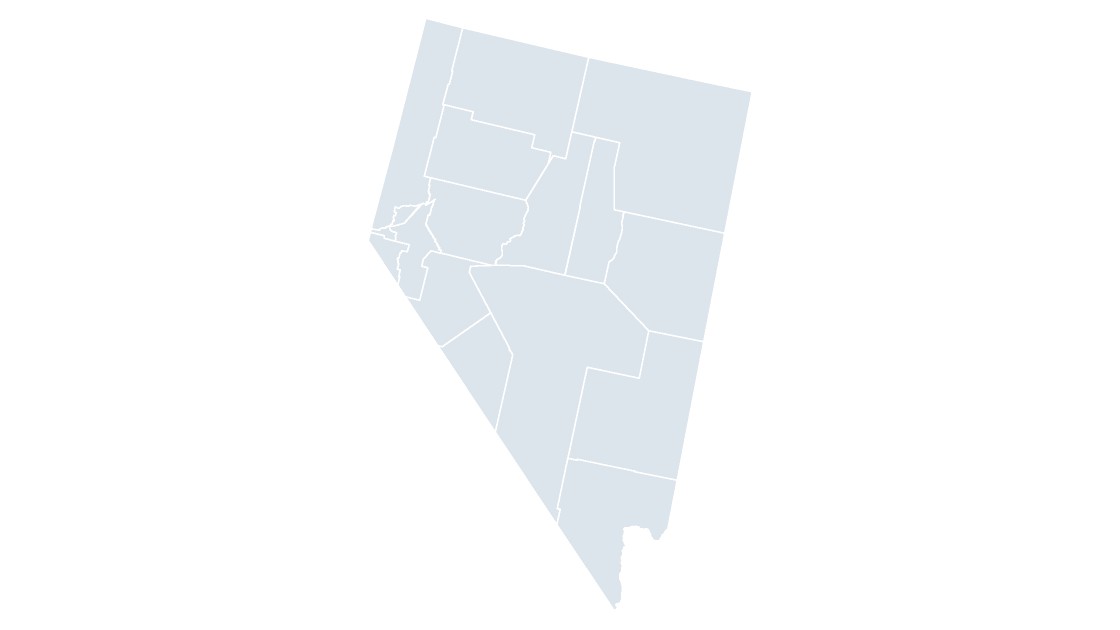 Nevada Counties map preview