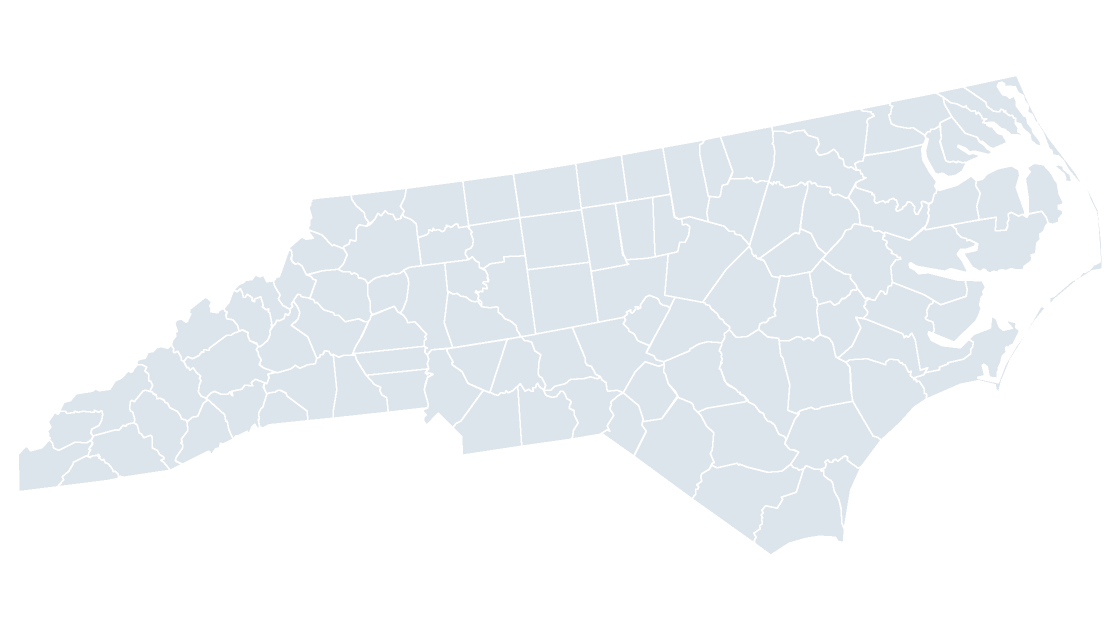 North Carolina Counties map preview