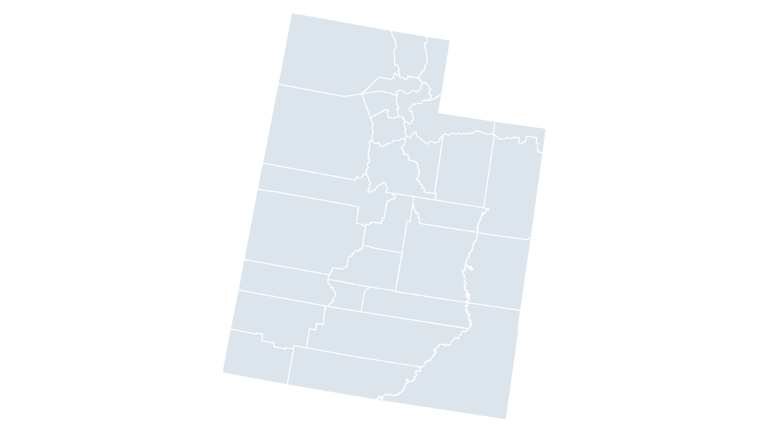 Utah Counties map preview