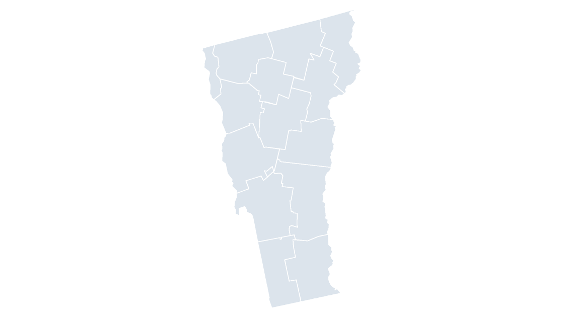 Vermont Counties map preview