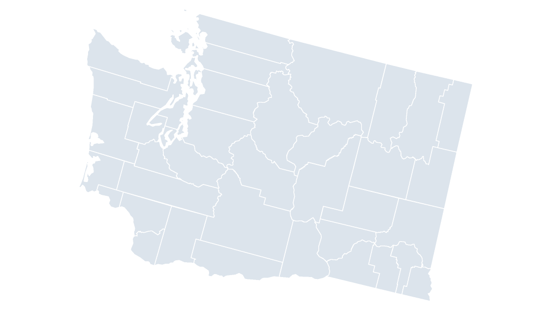 Washington Counties map preview