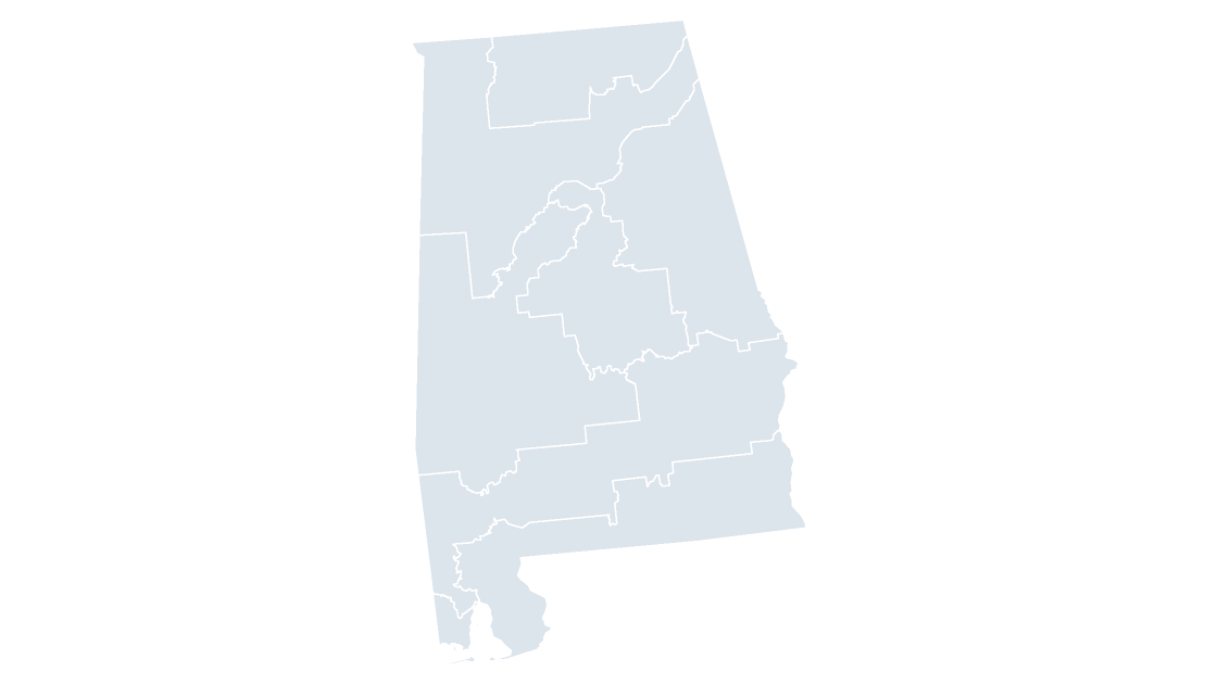 Alabama Congressional Districts map preview