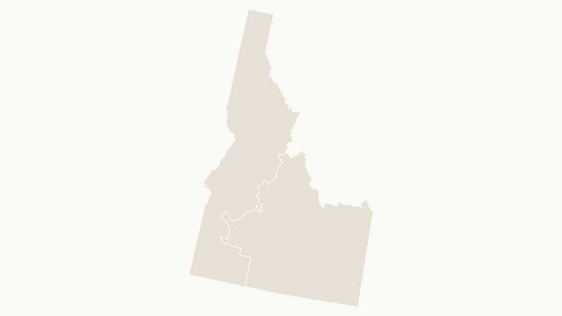 Idaho Congressional Districts map preview in the editorial theme