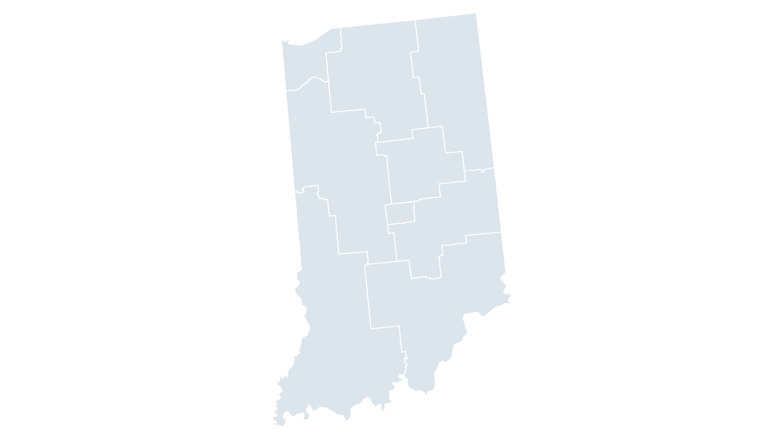Indiana Congressional Districts map preview