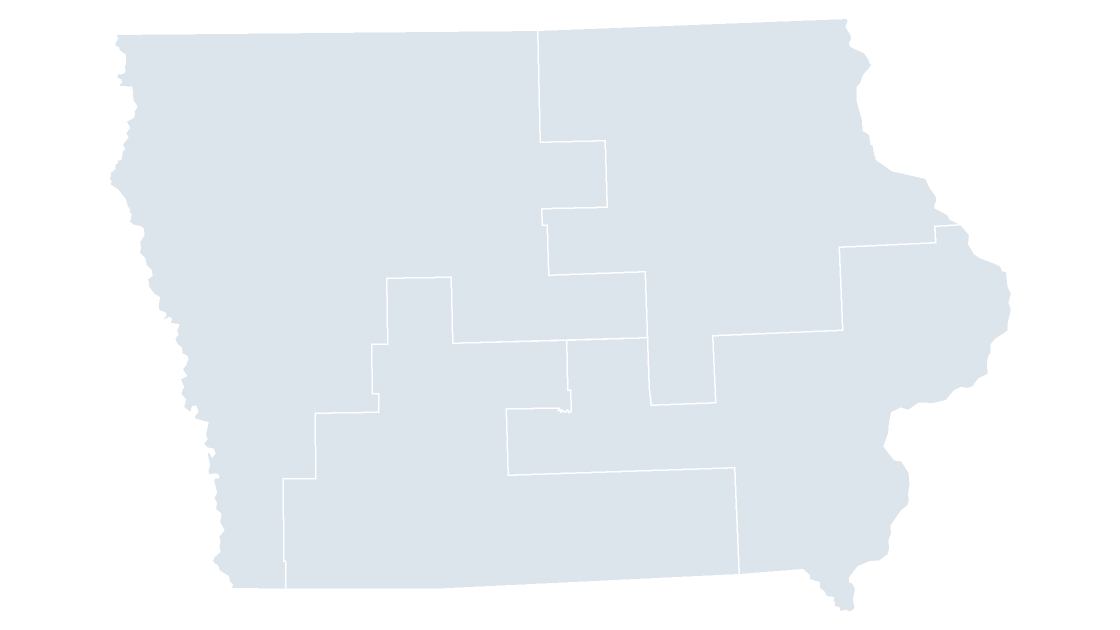 Iowa Congressional Districts map preview