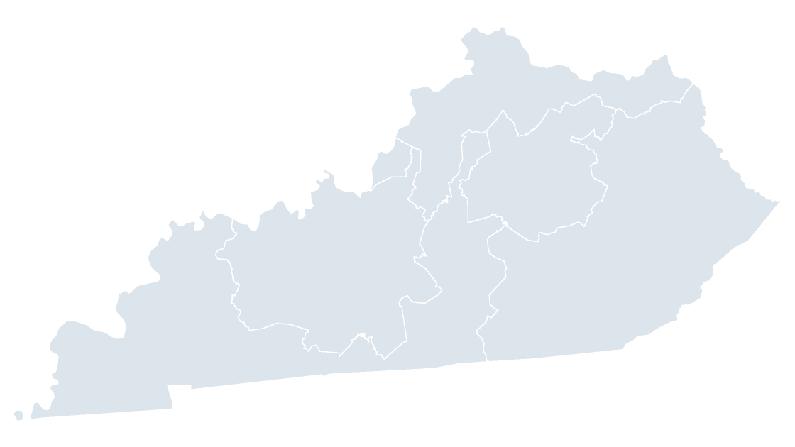 Kentucky Congressional Districts map preview