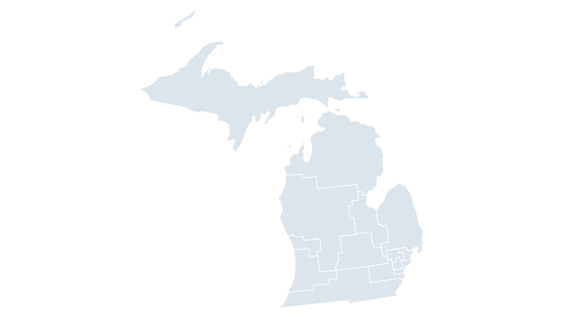 Michigan Congressional Districts map preview