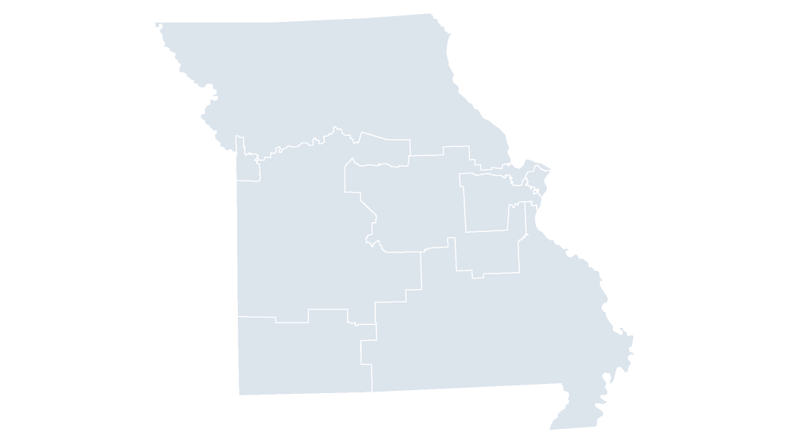 Missouri Congressional Districts map preview