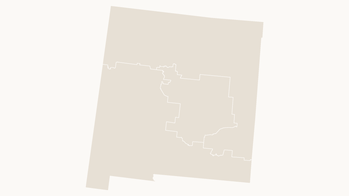 New Mexico Congressional Districts map preview in the editorial theme