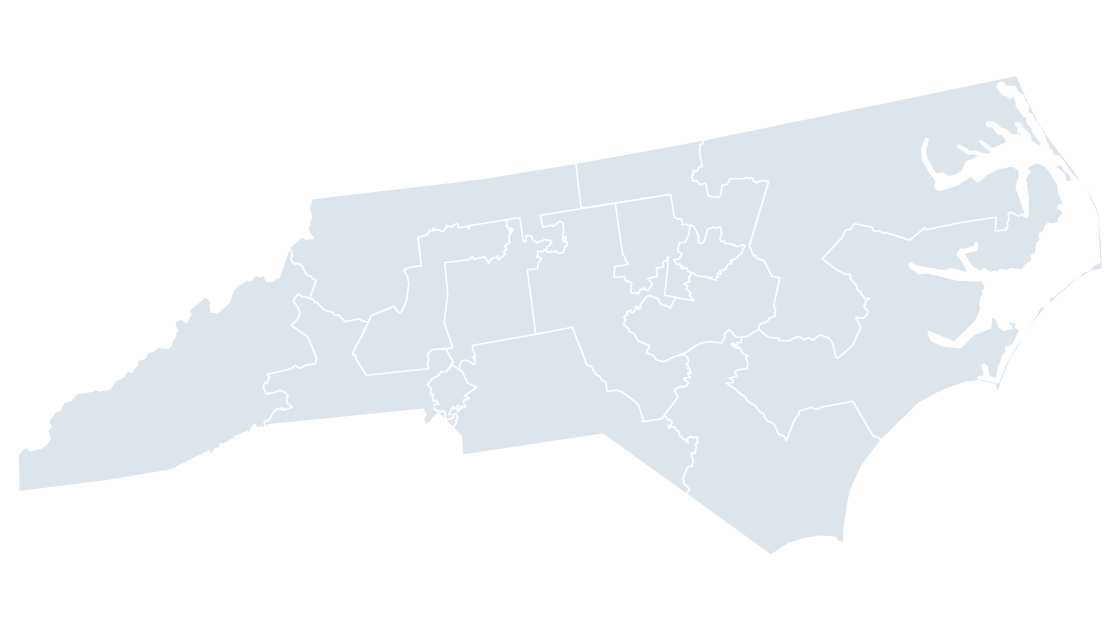 North Carolina Congressional Districts map preview