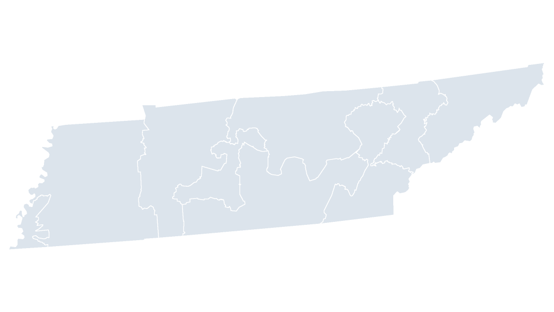 Tennessee Congressional Districts map preview