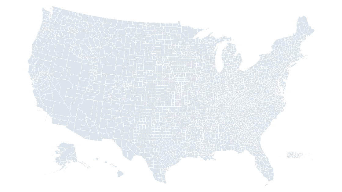 United States Counties map preview