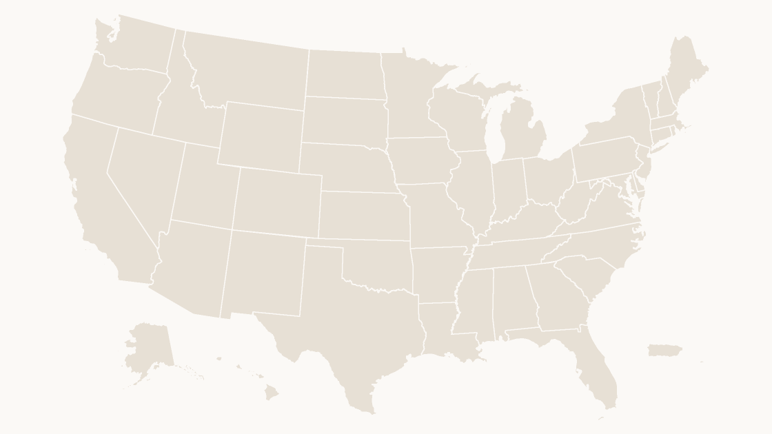 United States map preview in the editorial theme